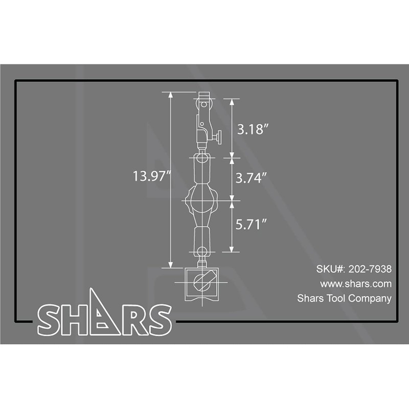 Aventor 220 Lbs Magnetic Base Speed-Set Fine Adjustment with Articulating
