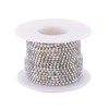 PandaHall 10 Yards/Roll Crystal Rhinestone Diamante Chain 2mm Crystal AB