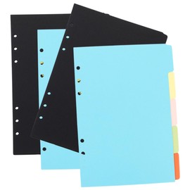 Operitacx 4 Sets Detachable Binder Tabs Binders Dividers Refillable Notebook Index Sticky Tabs Notebook Tab Dividers Index Dividers Tabs for Annotating Books Dividers for Binder Paper