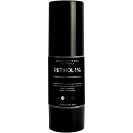 Nuestra Tierra Cosmetica Retinol 1% Crema Facial Perfeccionadora, Anti-Edad y Anti-Arrugas, para Todo Tipo de Piel, 30ml