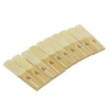 LADE 10Pcs Bamboo Reeds Strength 2.5 for Alto bB Sax