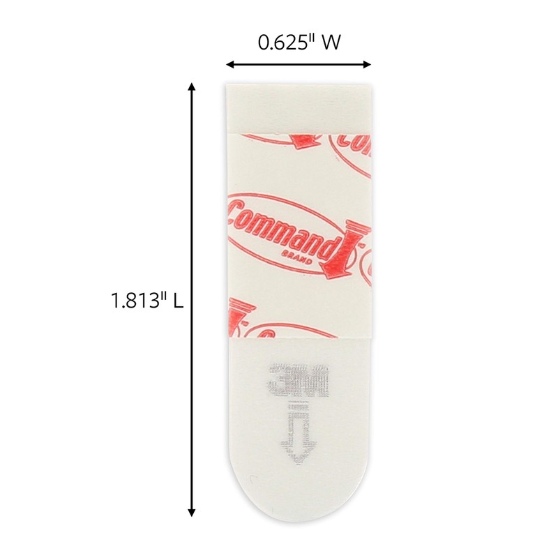 Command Small Refill Adhesive Strips, Damage Free Hanging Wall Adhesive