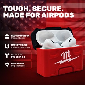AirPod Pro 1 & 2 Case for Milwaukee Packout – Durable Toolbox Design - Made in USA