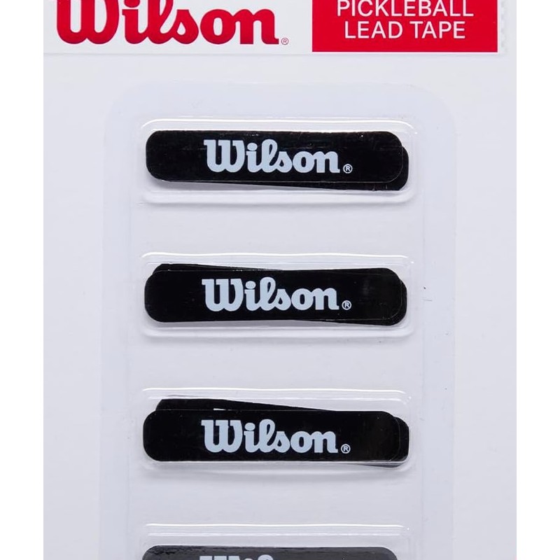 Wilson Pickleball Paddle Lead Tape, Black Adhesive Weight Tape for