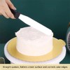 Kitchen Spatulas Set, Silicone and Stainless Steel (Straight, 10-Inch Blade)