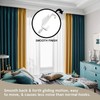 GADGET PLANET Plastic Curtain Hooks (Pack of 80) Curtain Glider