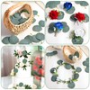 CIATBYYJ 300Pcs Eucalyptus Stems Artificial Eucalyptus Leaves Faux Eucalyptus Stems
