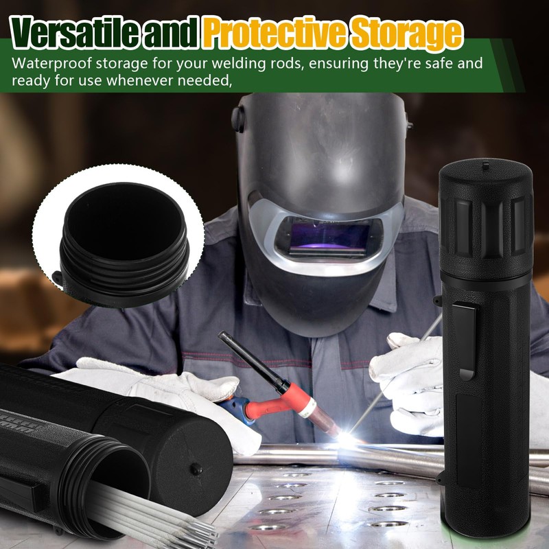 Zonon 4 Pcs Electrode Rod Storage Tube 14 Inch Airproof