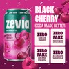 Zevia Zero Sugar Soda, Black Cherry, 12 Ounce Cans (Pack