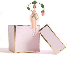 ROSEMARIE SCHULZ Heidelberg Flower Girl Figurine Pompadour Roses Decorative Figure for Hanging Gift Box Artificial Flower for Hanging Hanging Hanging Basket Indoor Decoration Summer