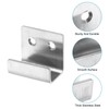 uxcell 10Pcs Mounting Bracket, 40x35mm Stainless Steel Tile Display Wall