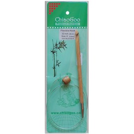 ChiaoGoo 32-Inch Flexible Tunisian Hooks, K10.5/6.5mm (5132-K)