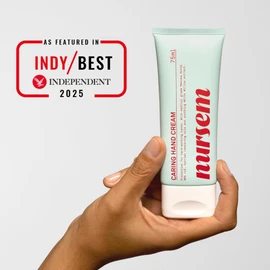 Nursem Caring Hand Cream - 75ml, Fast-Absorbing Moisturising Hand Cream for Dry, Sore, Sensitive or Over-Washed Hands, Soothes, Protects & Nourishes, Travel Size, Dermatologically Tested, Bergamot