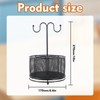 DYUEE Mesh Desk Organiser with Hook Handle, 360-Degree Rotating Multi-Functional