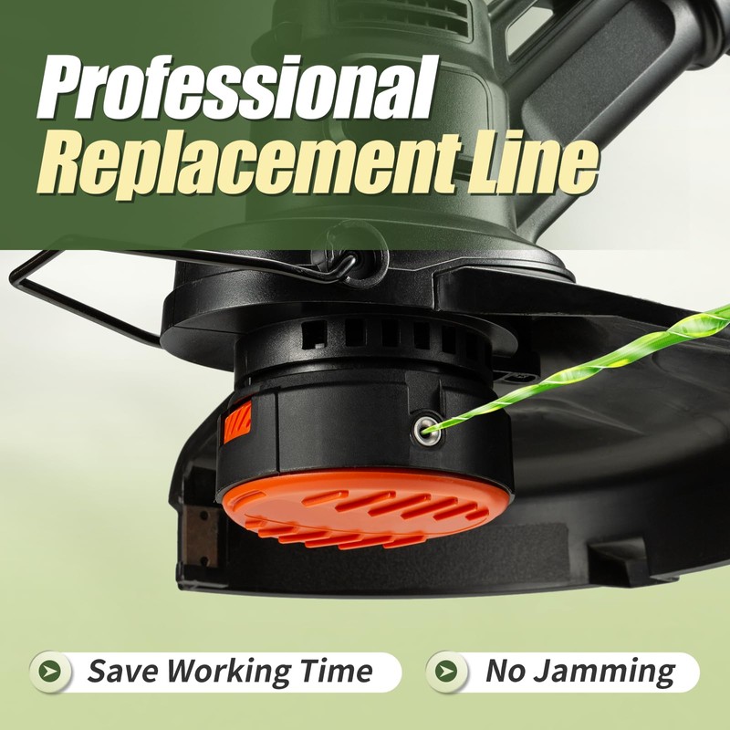 Weed Eater String, Eventronic 095 Trimmer Line of 150-Feet, Trimmer