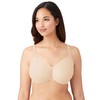 Wacoal womens Bodysuede Ultra Full Figure Seamless Underwire Bra, Sand,