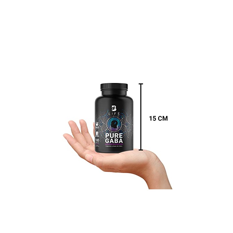 B Life Gaba Puro con 180 Cápsulas Ácido Gamma Aminobutírico