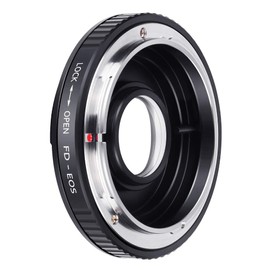 K&F Concept Pro Lens Mount Adapter for Canon FD, New FD, FL Lens to Canon EOS Camera, for Canon 1D, 1DS, Mark II, III, IV, 1DX, 1DC, 5D, 5D Mark II, II 7D, 40D, 50D, 60D, 70D, Digital Rebel T5i, T4i, T3i, T3, C300, C500