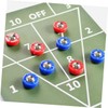 OHPHCALL 16pcs Tabletop Shuffleboard Mini Shuffleboard Pucks Shuffleboard Table Pucks