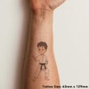 Azeeda 'Karate Junge' Temporäres Tattoo - Hautfreundlicher & Ungiftiger Abziehbild