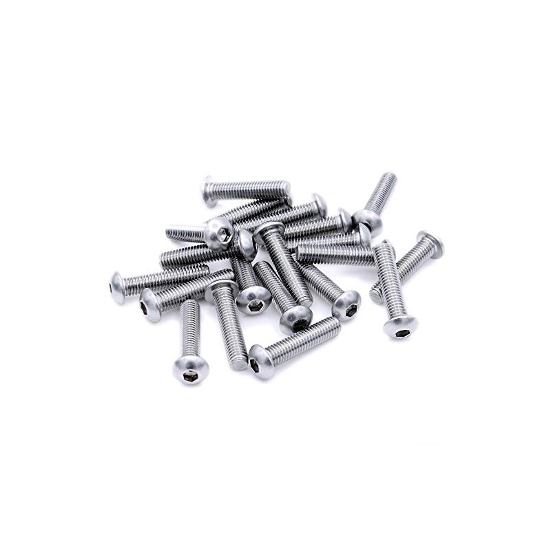 M3 (3mm x 6mm) Hex Socket Button Machine Screw (Bolt)