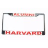 HARVARD ALUMNI METAL CAR CHROME LICENSE PLATE FRAME  MADE IN USA