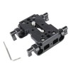 NICEYRIG Universal Mounting Plate with 15mm Rod Clamp (Set of