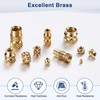M METERXITY 50-Pack Threaded Inserts - M3 x 3mm L