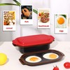 Microwave Egg Cooker & Microwave Grill Pan 3 Pcs with