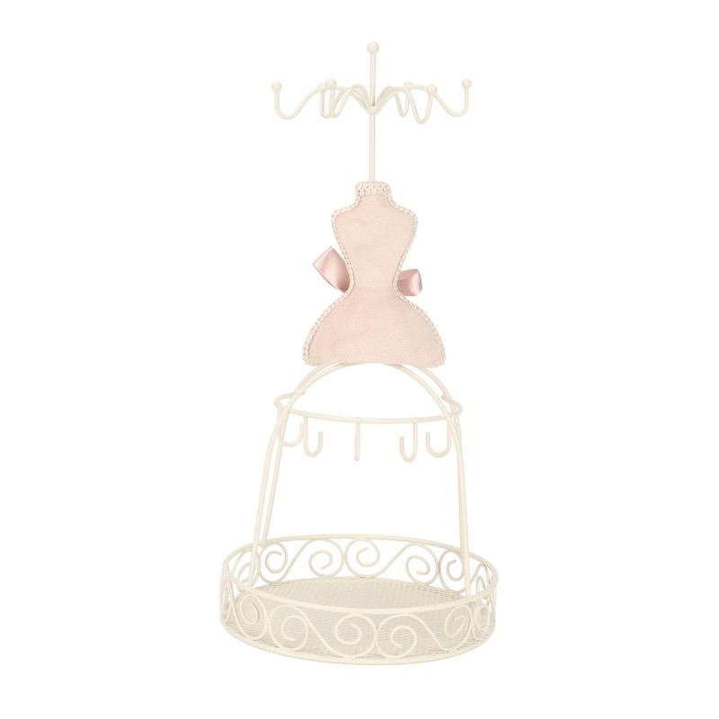Mannequin Dress Jewelry Display Stand Earrings Necklace Storing Multifunctional Display