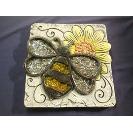 Bumble Bee with Sunflower Stepping Stone Mold 1305