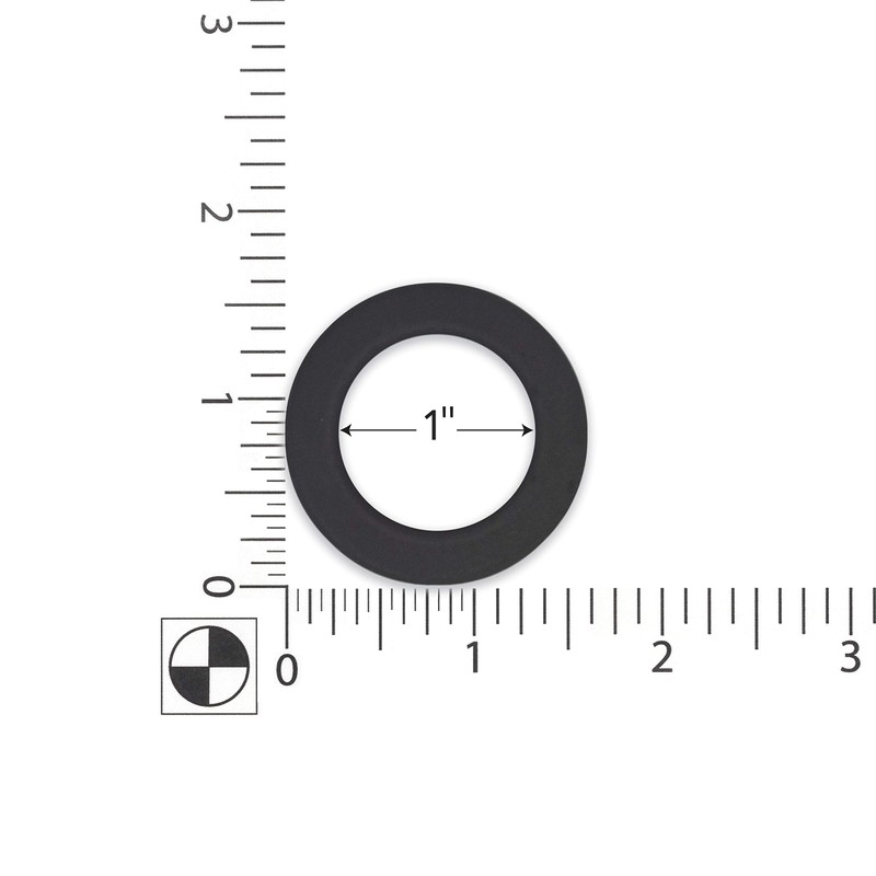 Dritz Curtain Grommets, 1" (25 mm) Inner Diameter, Heavy-Duty Plastic,