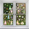 540 PCS Easter Decorations Window Clings, 9 Sheets Easter Window