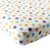 Luvable Friends Fitted Playard Sheet, Yellow Geometric, One Size