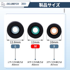 DELUXEFOX Memory Foam Earbud Tips Ear Tips Sponge Ear Plugs Cover Headphone Earplugs for Sony WF-1000XM4/1000XM5 Compatible Earbud Caps Urethane Memory Foam Earphone Cover Reduces Is, Slow Rebound,