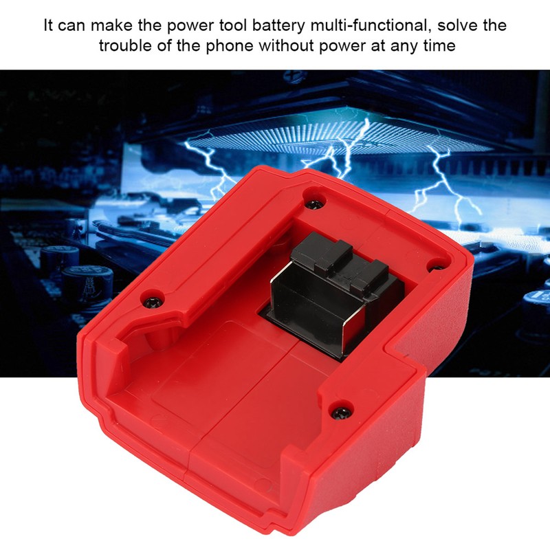 USB Power Source Converter Adapter for Milwaukee 49-24-2371 M18 with