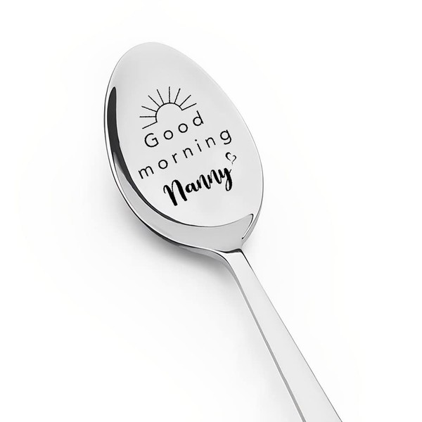 Good Morning Nanny Spoon for Nana Mothers Day Gifts for
