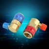 Quick Couplers Connectors for R134a Auto A C Systems, Brass,