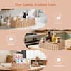 Klippehop Wicker Diaper Caddy Organizer, Nursery Storage Basket for Diapers