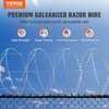 VEVOR Razor Wires - 98 ft Double Spiral Razor Barbed