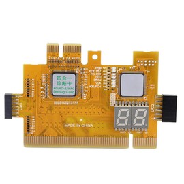 ASHATA Desktop Debug Card 4-in-1 Diagnostic Card Computer Motherboard Detection Accessories Diagnostic Card Desktop 4-in-1 Diagnostic Card Mainly Used for Computer Motherboards