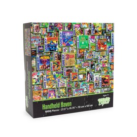 Handheld Haven Retro Games 1000-Piece Jigsaw Puzzle for Adults | Interactive Brain Teaser, Indoor Activities