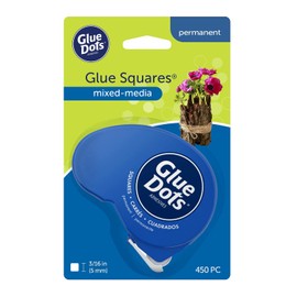 GLUE DOTS INTERNATIONAL 23680T - Dispensador cuadrado de pegamento para puntada, 450 (3/16 pulgadas), multicolor