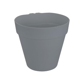 elho Loft Urban Green Wall Pot Single 15 - Flower Pot for Outdoor - 100% Recycled Plastic - Ø 15.0 x H 13.5 cm - Black/Anthracite