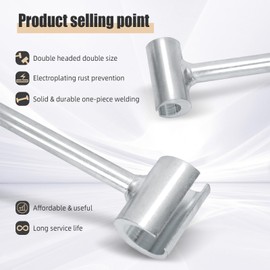 LENKEYREND Door Hinge Adjustment Tool, 23-25mm Hinges Gap Adjusting Wrench, Heavy Duty Door Hinge Repair Tool for Fire, Security, Cleanroom Doors, Ergonomic Design for Easy Repair