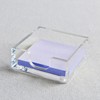 Gartner Studios Acrylic Sticky Note Holder, Clear, 3.5” x3.5” x