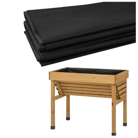 SolaceShine 63" X 83" Raised Garden Bed Liner Non Woven Fabric Liner for Large Veg Trough Planter Liners for Outdoor Planter Keeps Soil Contained and Water Drained