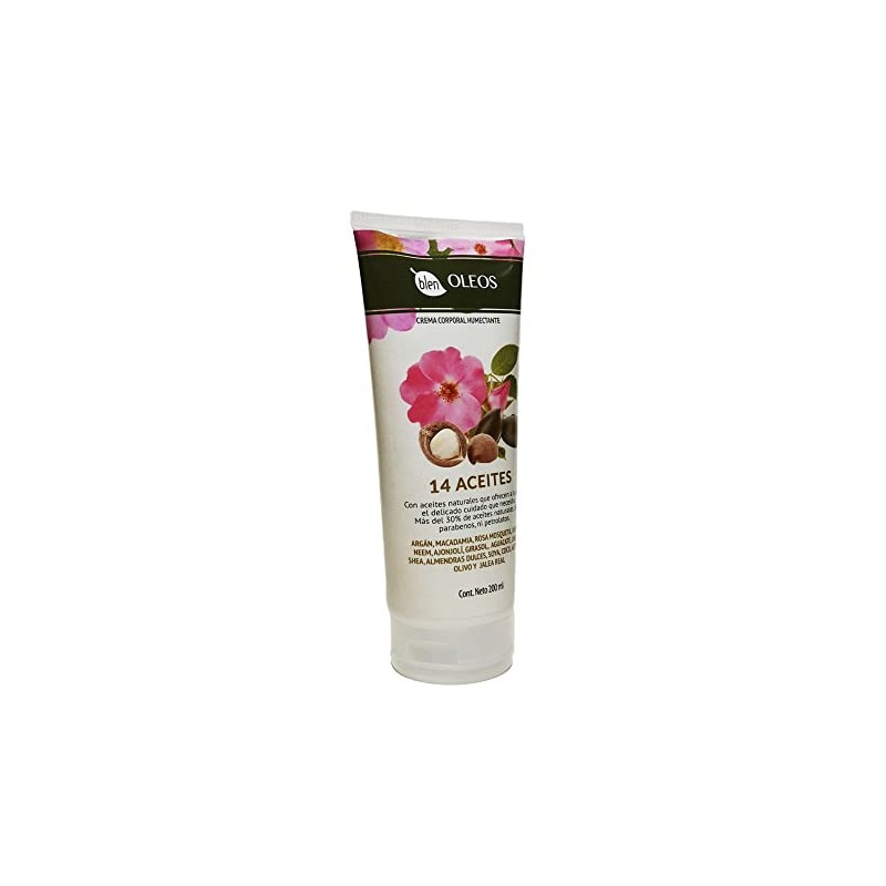 Blen | Crema corporal humectante con 14 aceites esenciales, 200