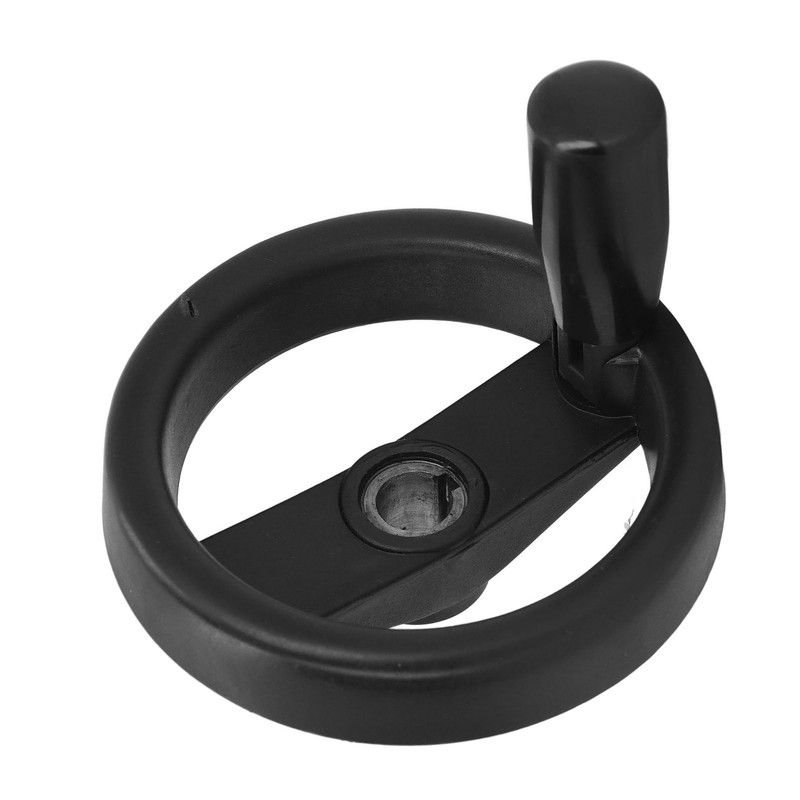 Handwheel 125mm OD 12mm Bore Foldable Handle Plastic Hand Wheel
