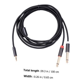 KOMBIUDA 1pc Cable Cord Flexible Optical Cable with Gold Plated Connectors for Electric Guitar and Audio Equipment Durable and Reliable Sound Quality